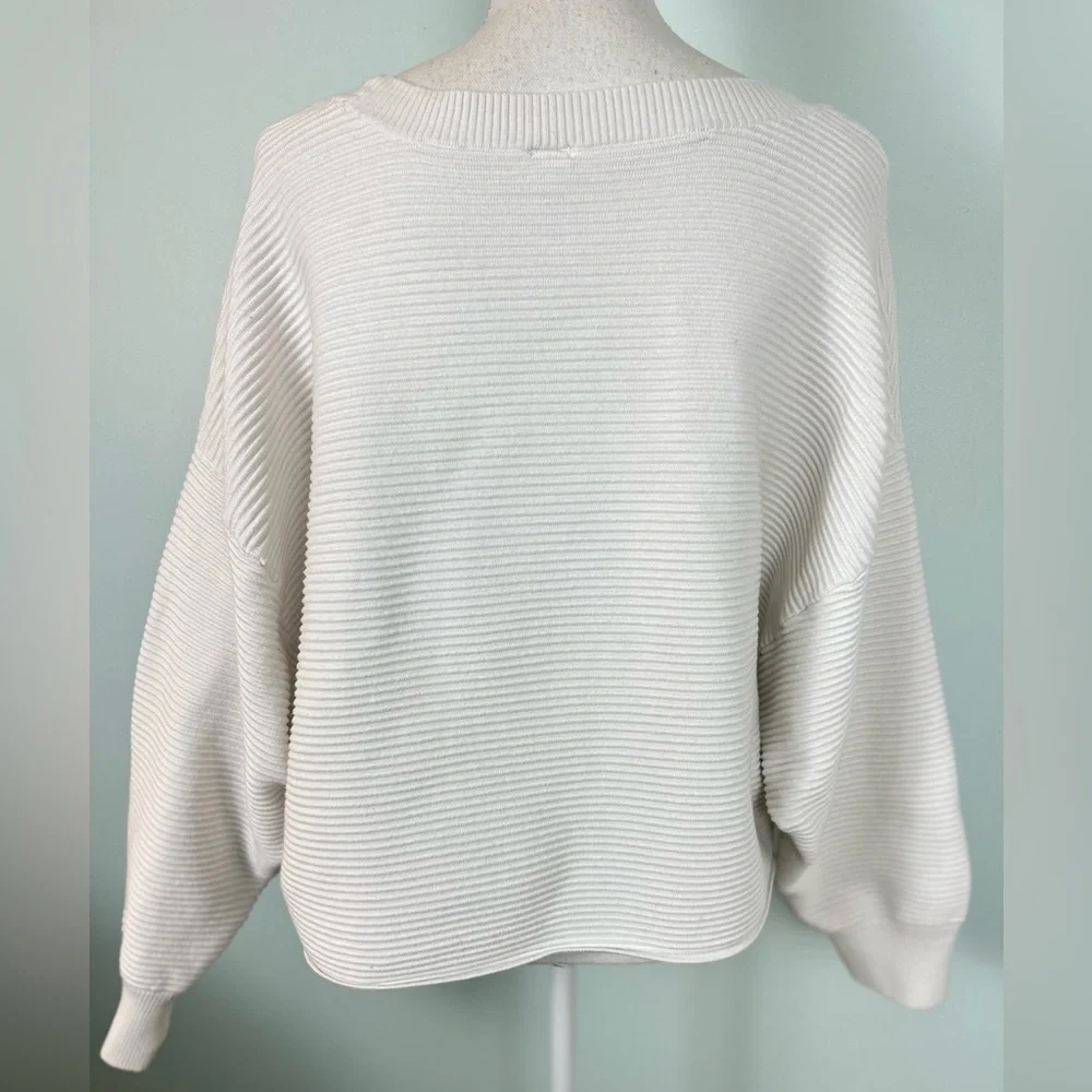 Offline by Aerie Ribbed Oversized Cropped Sweater with Dolman Sleeves - Picture 4 of 10